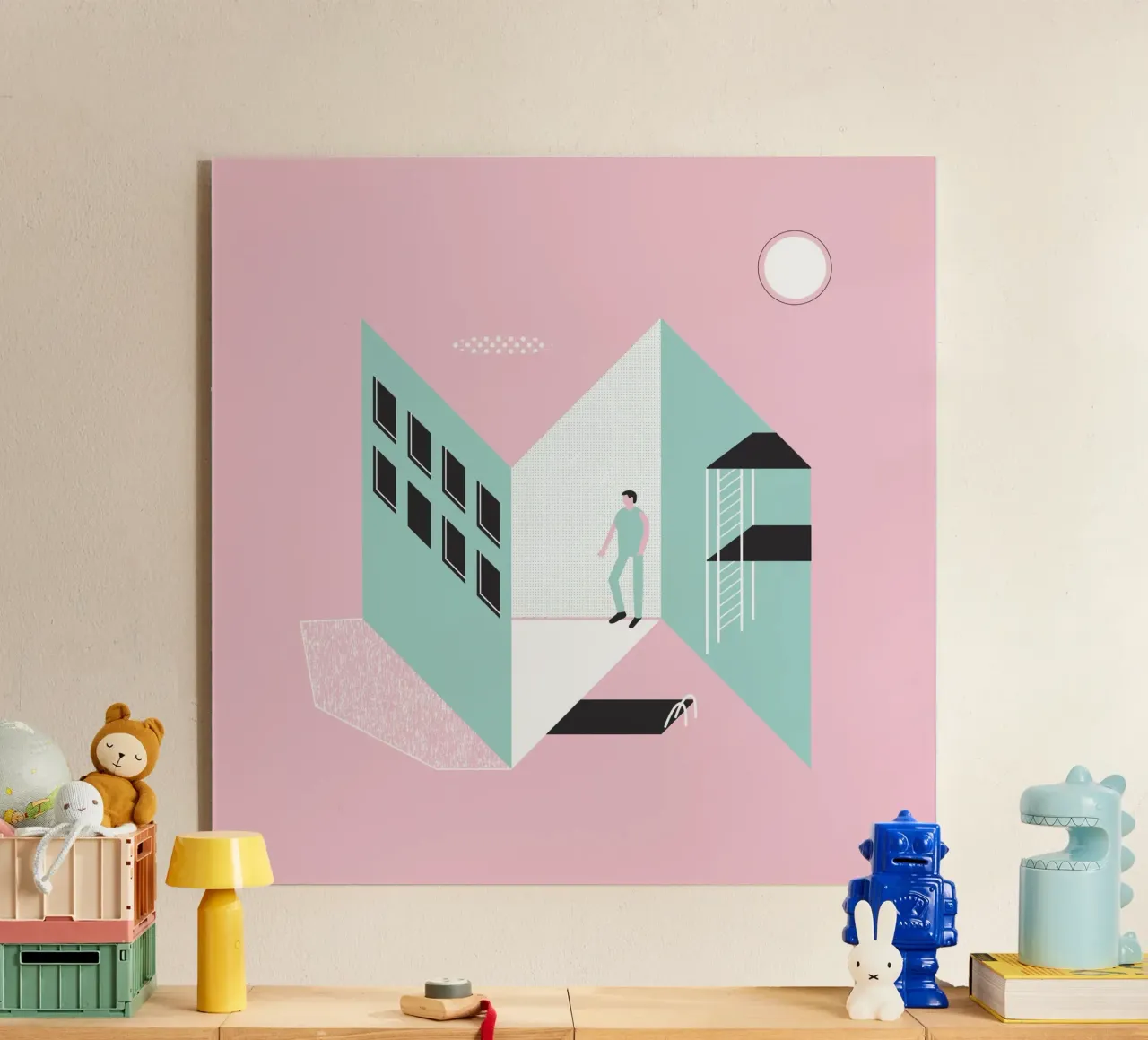 Memphis House plexiglass da Margret-aurin