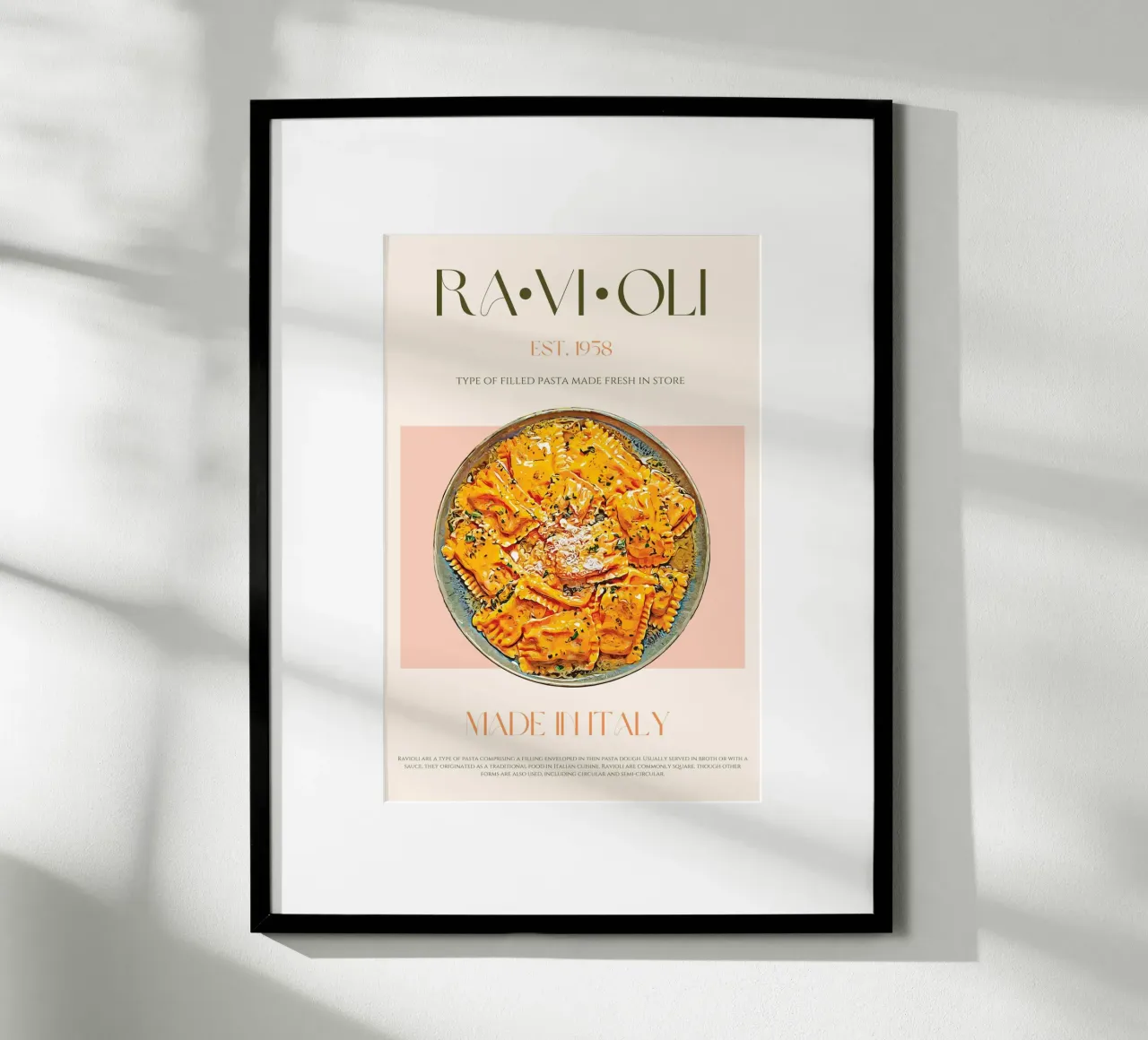 Stampa Ravioli carta hahnemühle da KOKRPrints