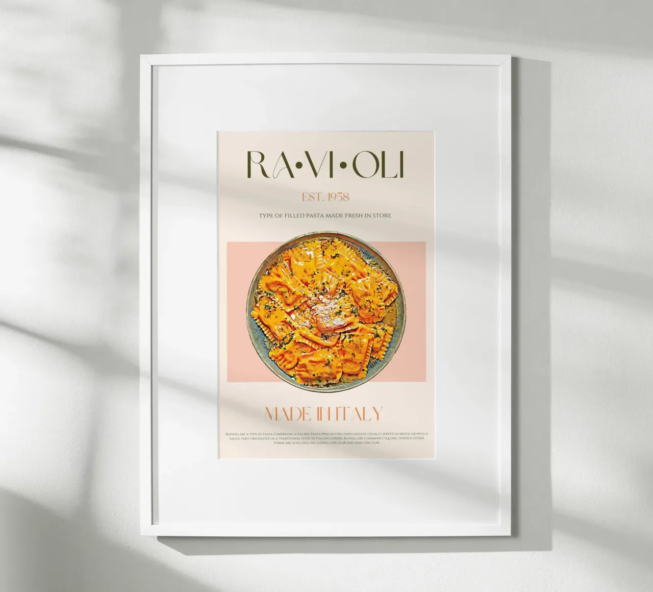 Stampa Ravioli carta hahnemühle da KOKRPrints