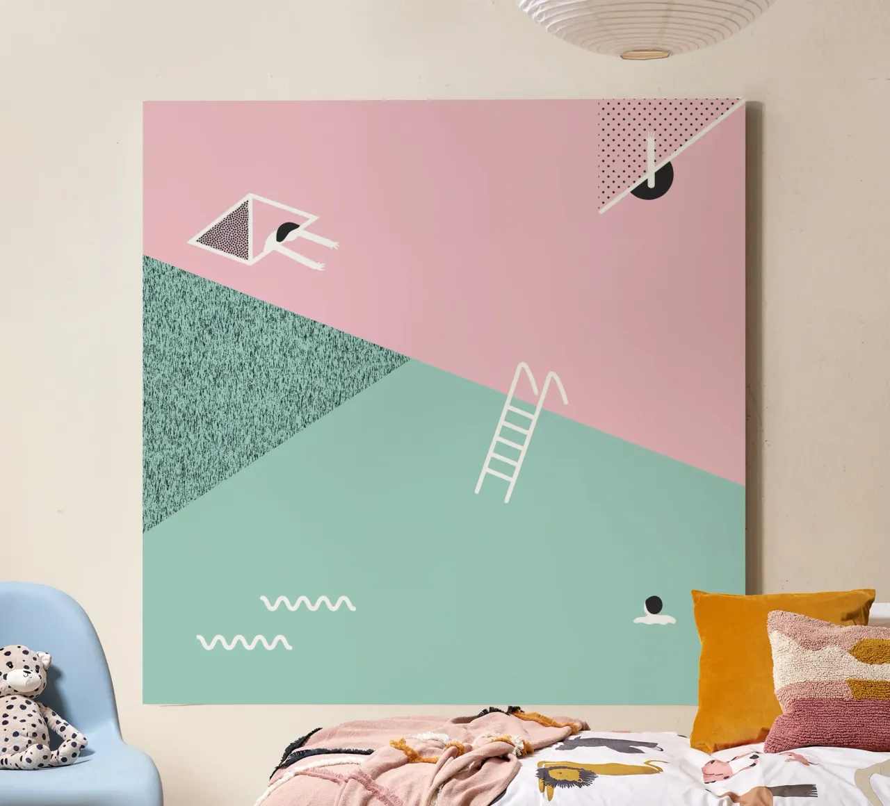 Memphis Pool tela da Margret-aurin