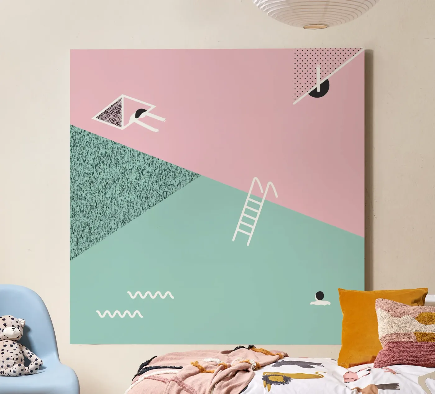 Memphis Pool tela da Margret-aurin