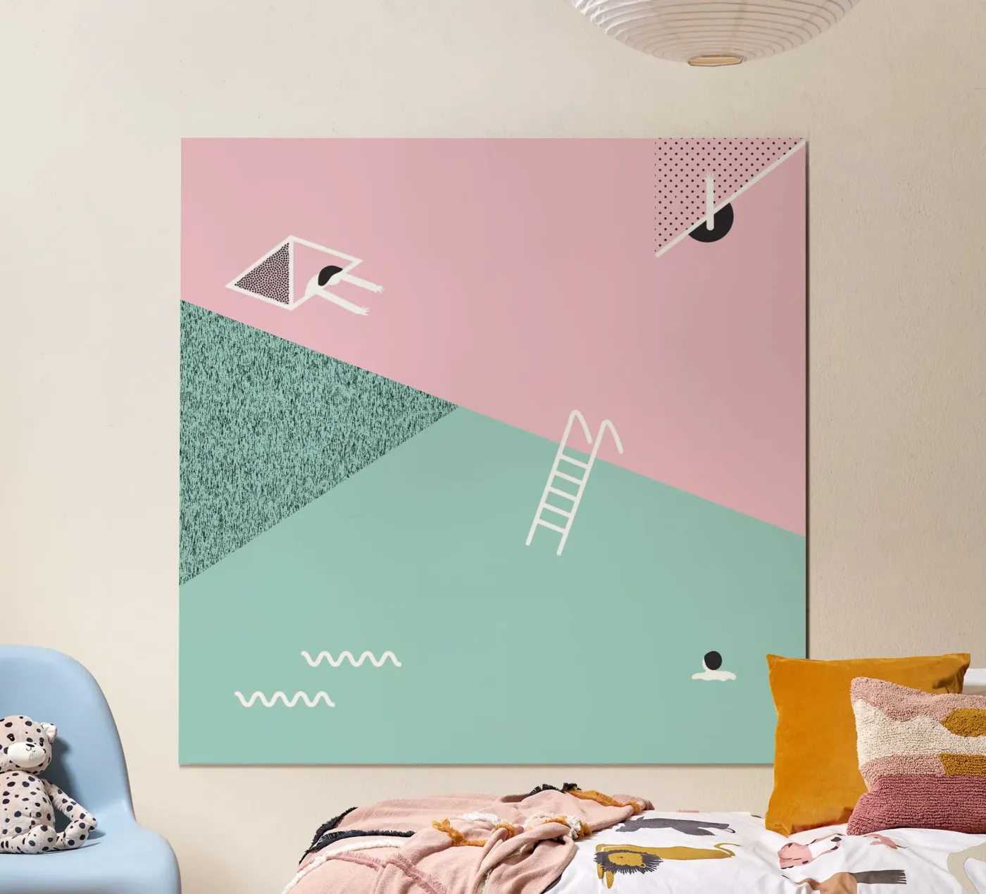 Memphis Pool poster da Margret-aurin