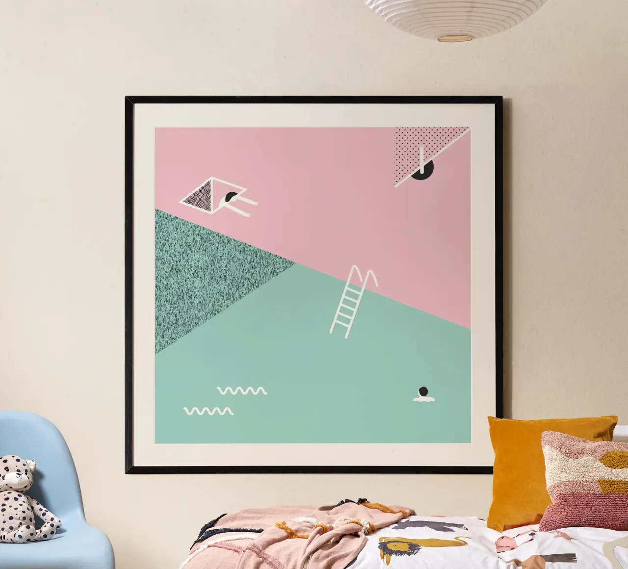 Memphis Pool poster da Margret-aurin