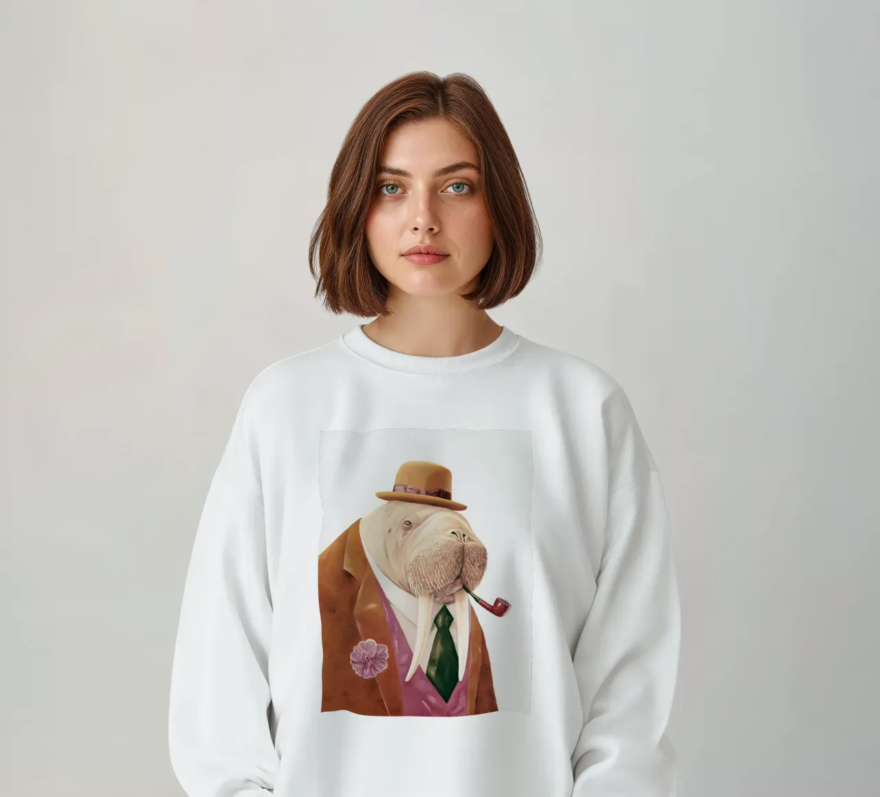 Tricheco coraggioso felpa da Animal Crew