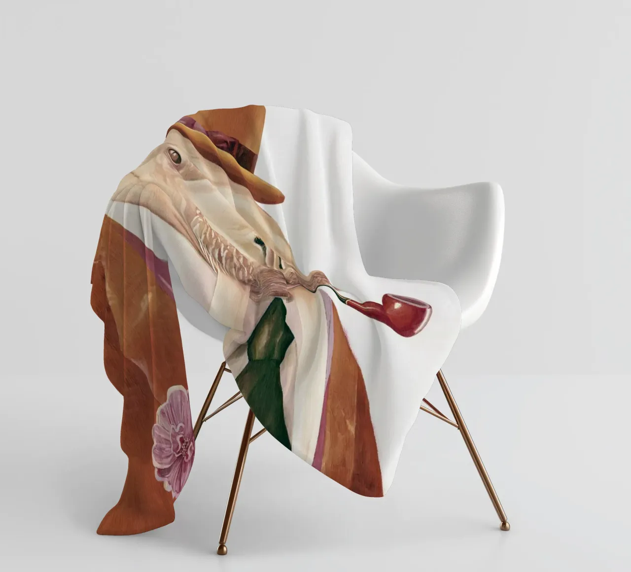 Dapper Walrus fleecedeken van Animal Crew