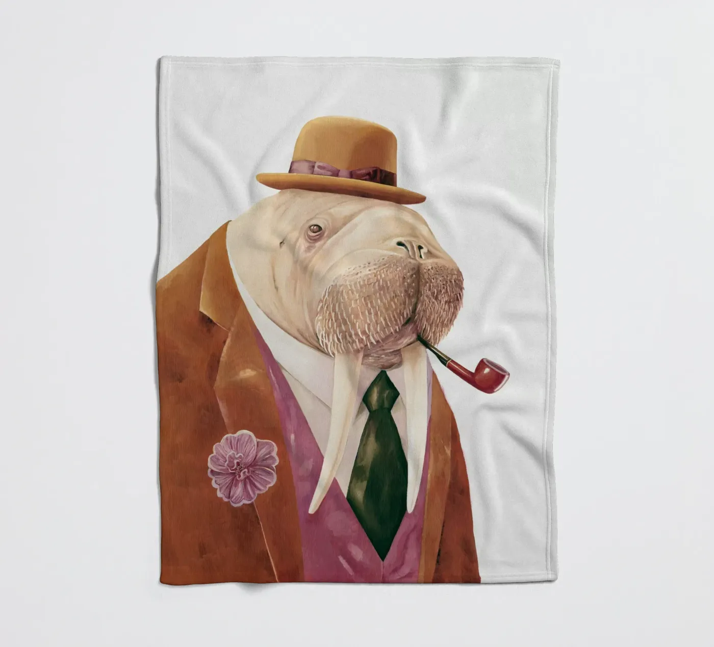 Brave Walrus Fleecedecke von Animal Crew