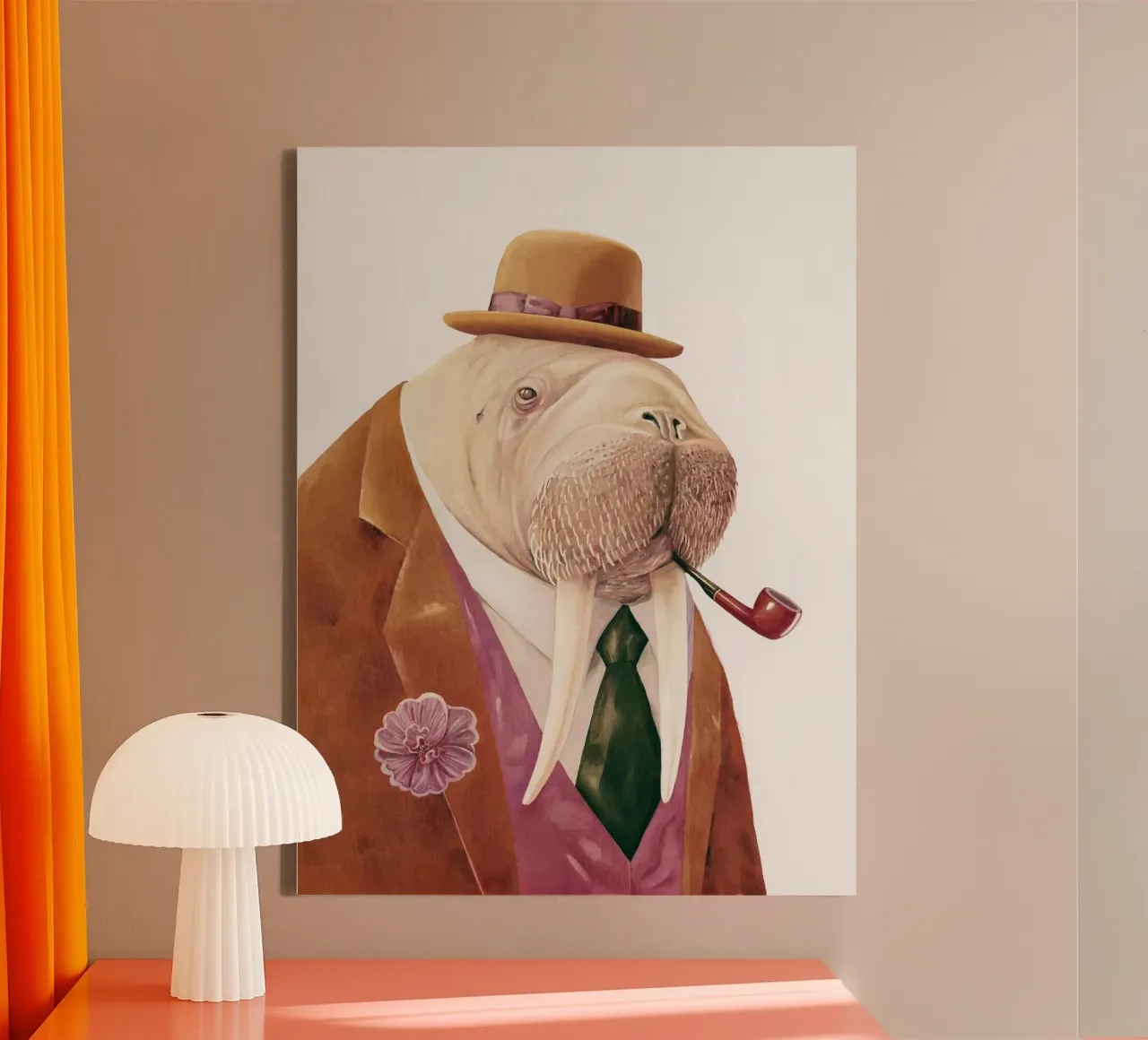 Dapper Walrus canvas van Animal Crew