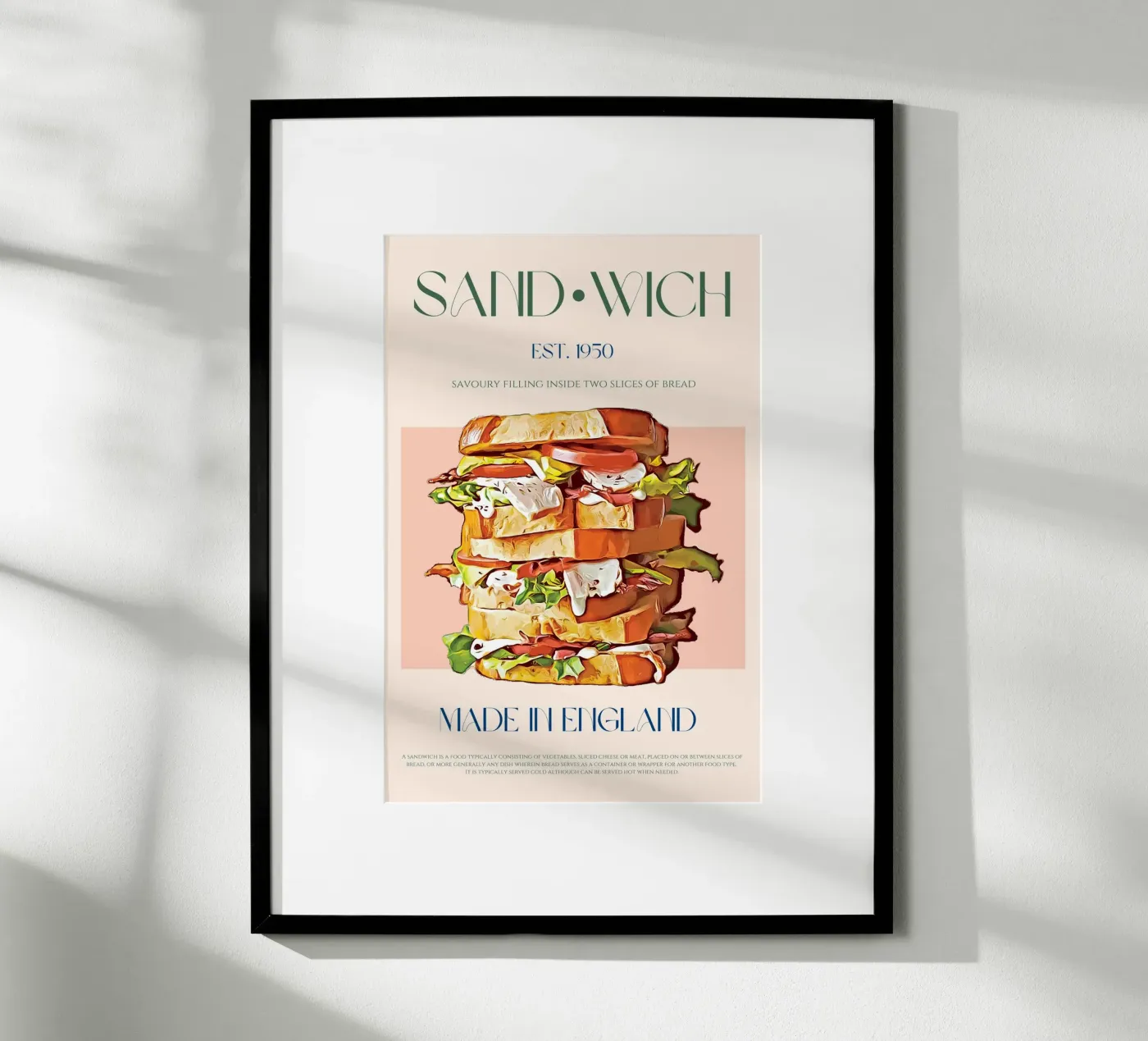 Sandwich print poster van KOKRPrints