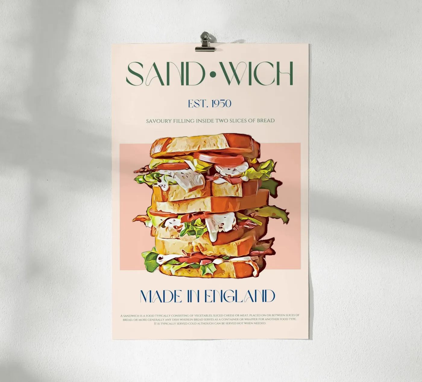 Sandwich print poster van KOKRPrints