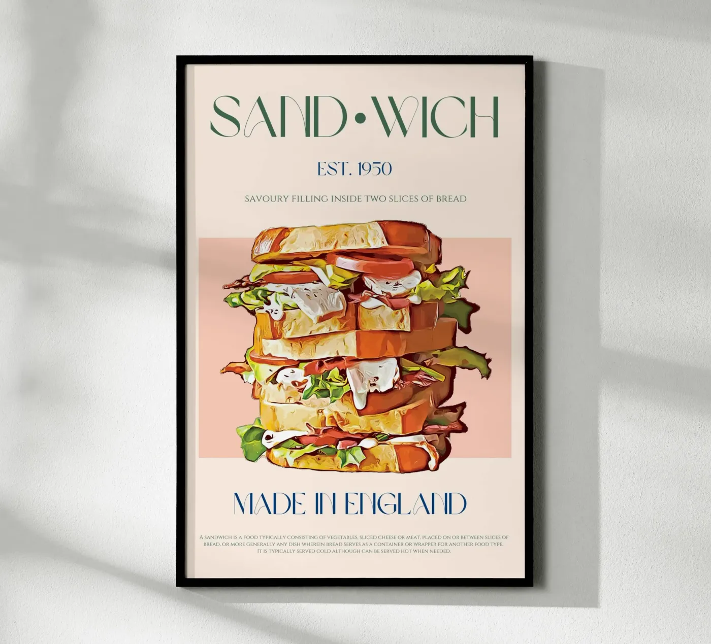 Sandwich print poster van KOKRPrints