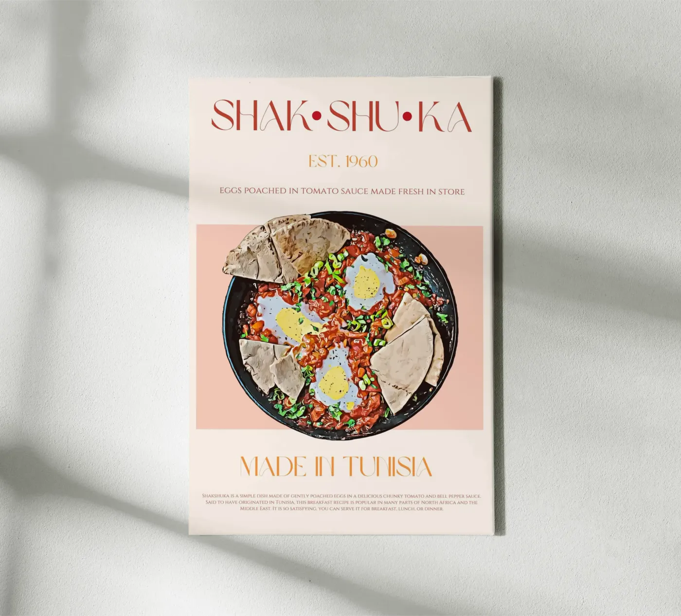 Shakshuka Print tela da KOKRPrints