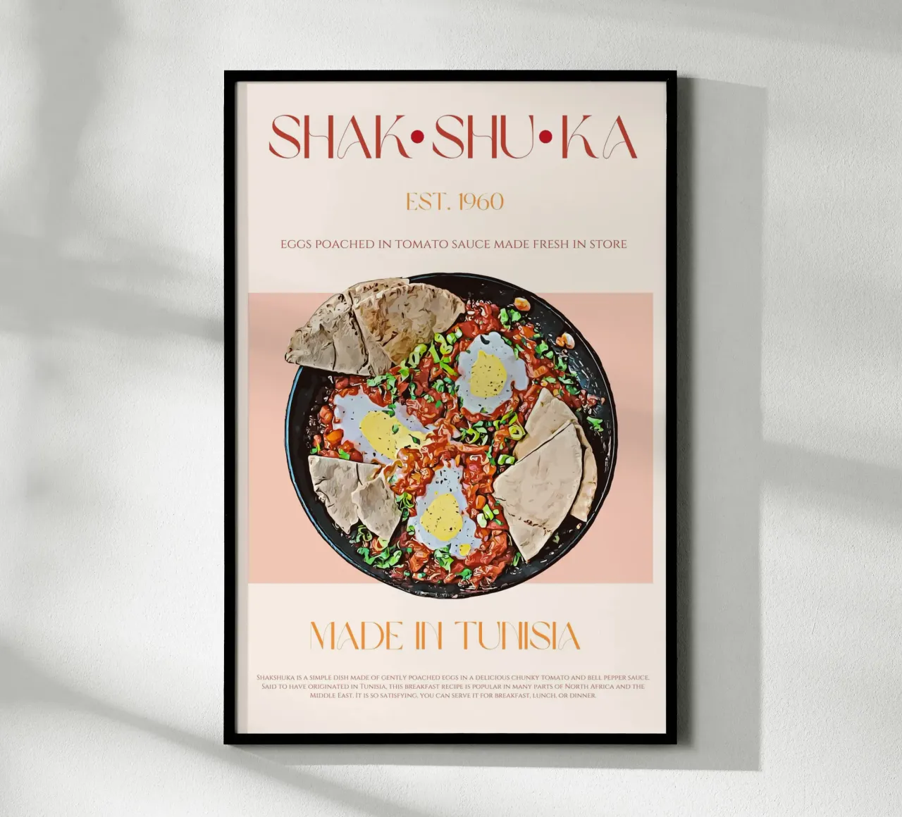 Shakshuka Print poster by KOKRPrints