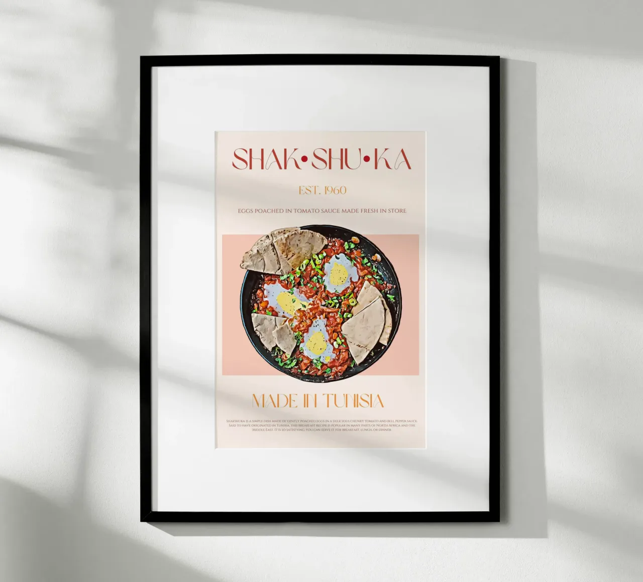 Shakshuka Print poster by KOKRPrints