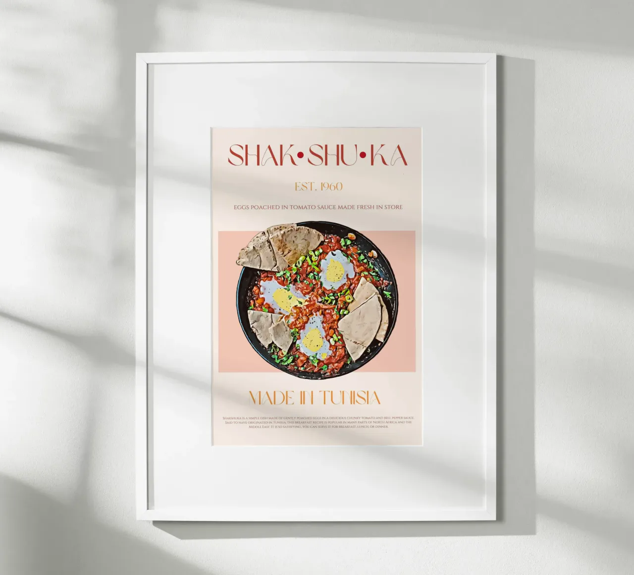 Stampa Shakshuka poster da KOKRPrints