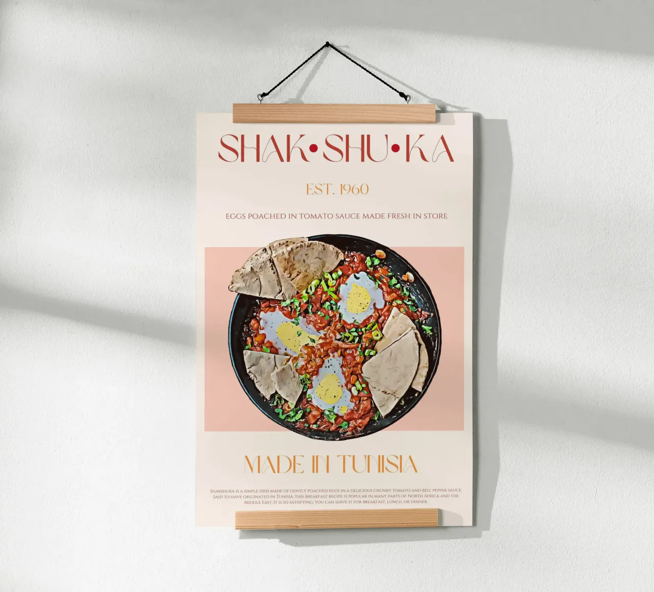 Shakshuka Print poster by KOKRPrints