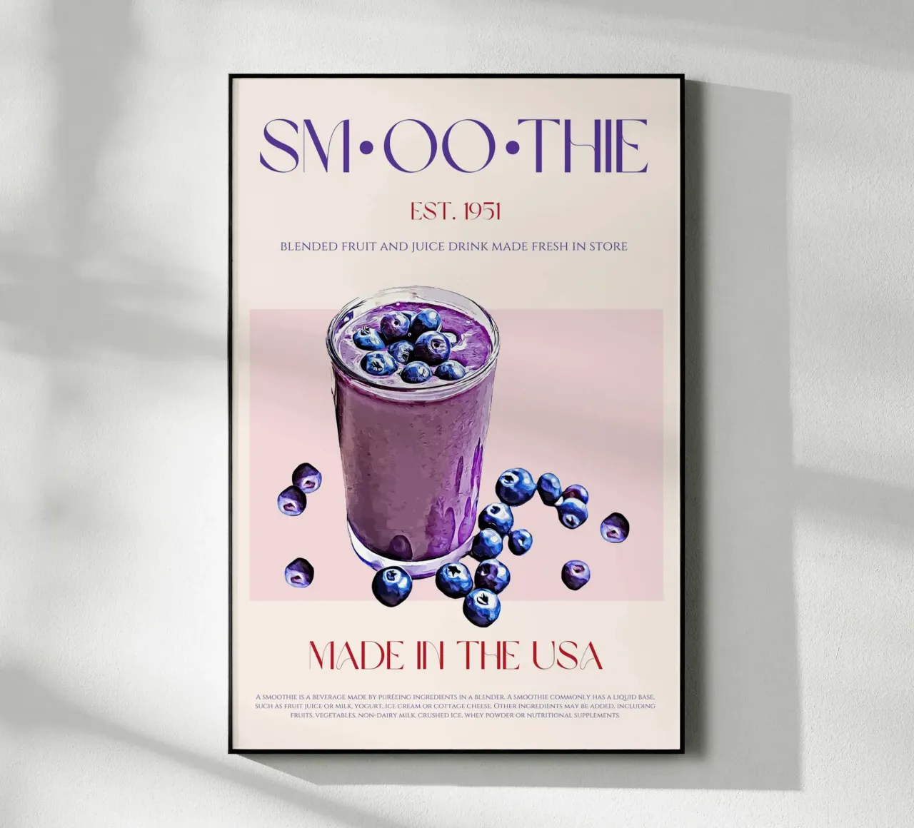 Smoothie Print metacrilato de KOKRPrints