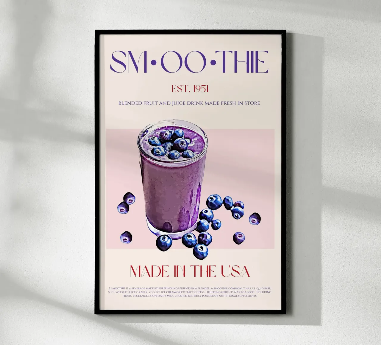 Smoothie Print hahnemühle by KOKRPrints