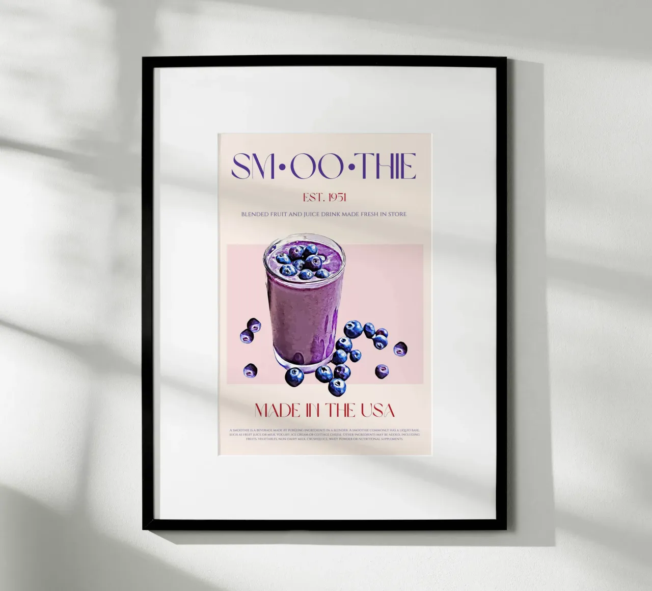 Smoothie Print hahnemühle by KOKRPrints