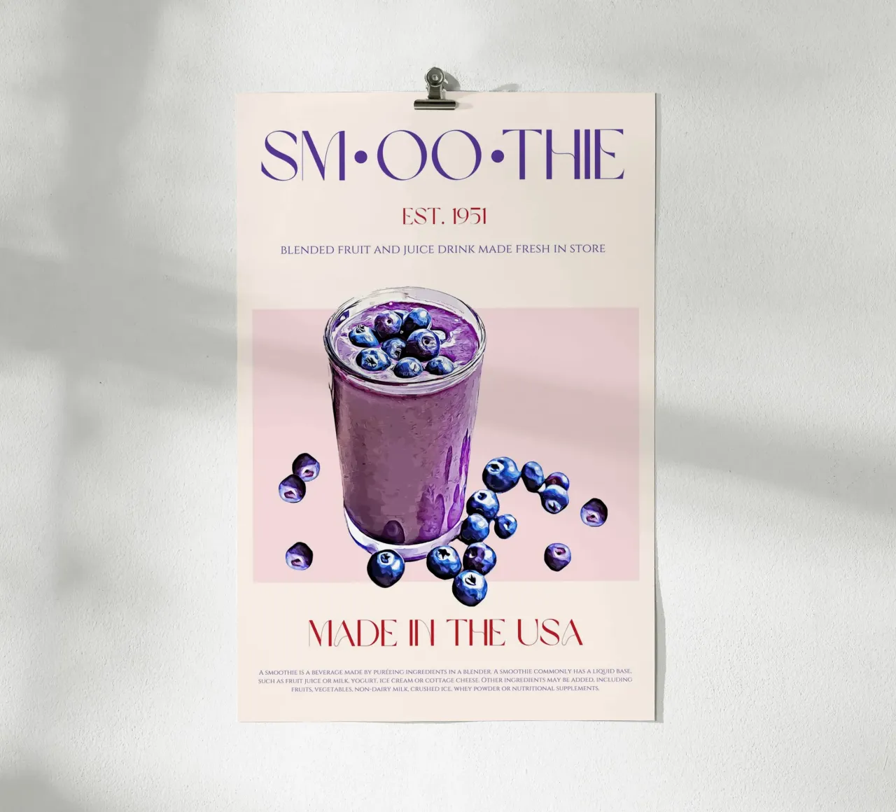 Smoothie Print hahnemühle by KOKRPrints