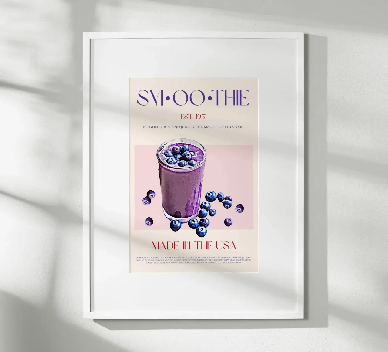 Smoothie Print hahnemühle by KOKRPrints