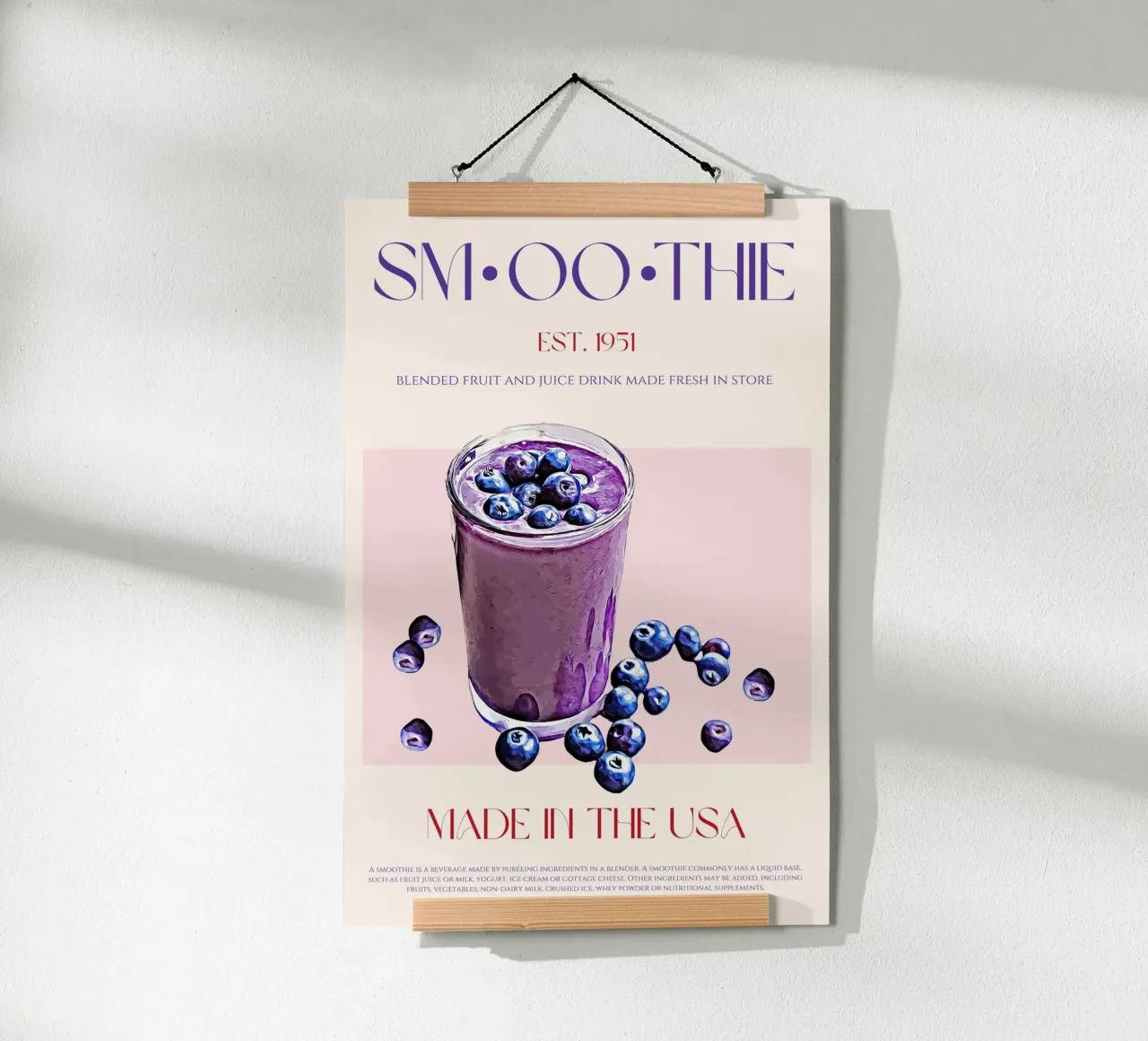 Smoothie Print hahnemühle by KOKRPrints