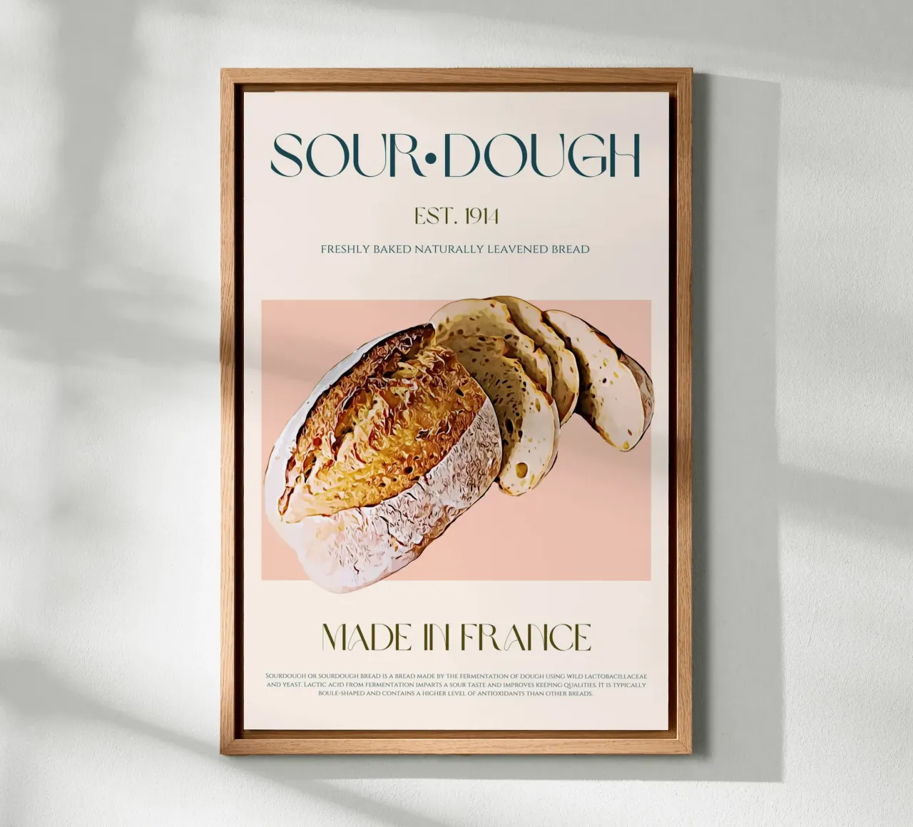 Sourdough Print alu-dibond by KOKRPrints