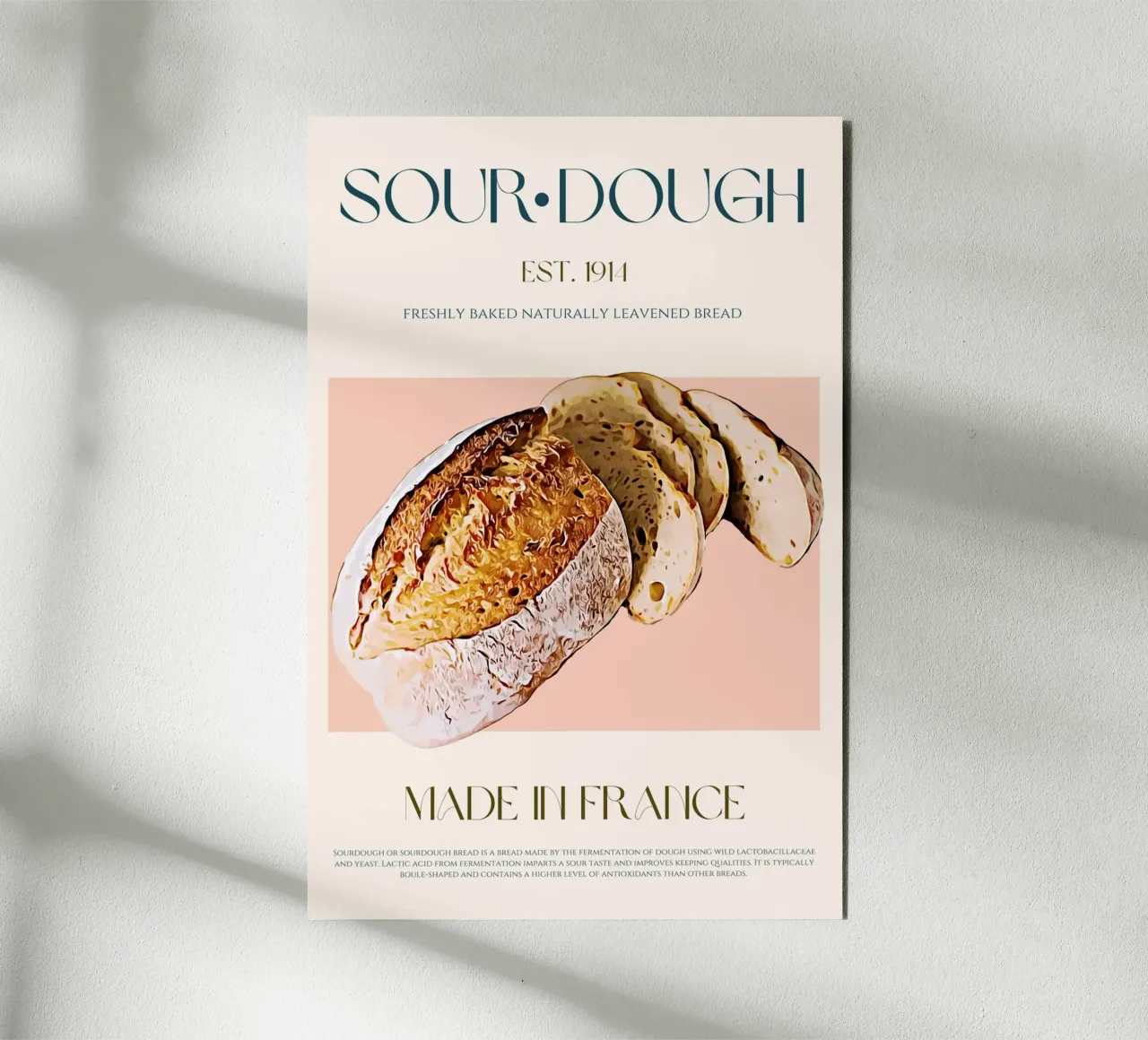 Sourdough Print alu-dibond by KOKRPrints