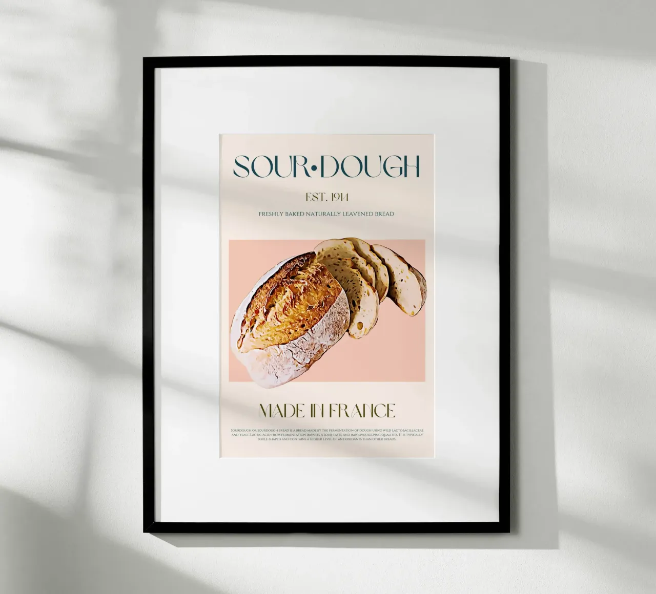 Sourdough Print poster by KOKRPrints