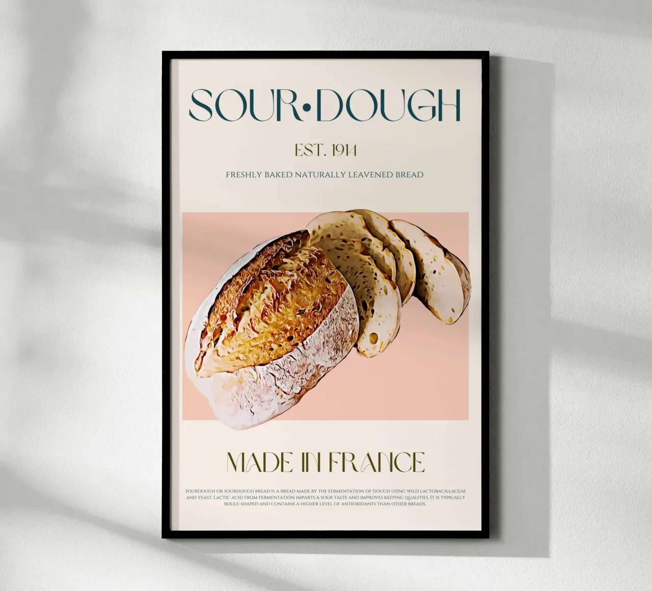 Sourdough Print poster by KOKRPrints