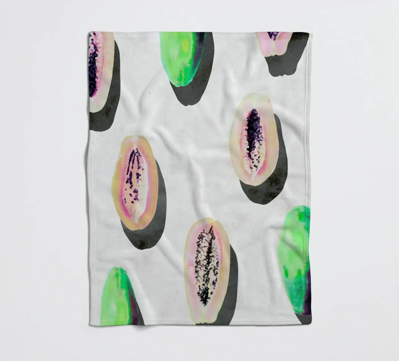 Fruit 11.1 fleece blanket by STUDIO LEEMO