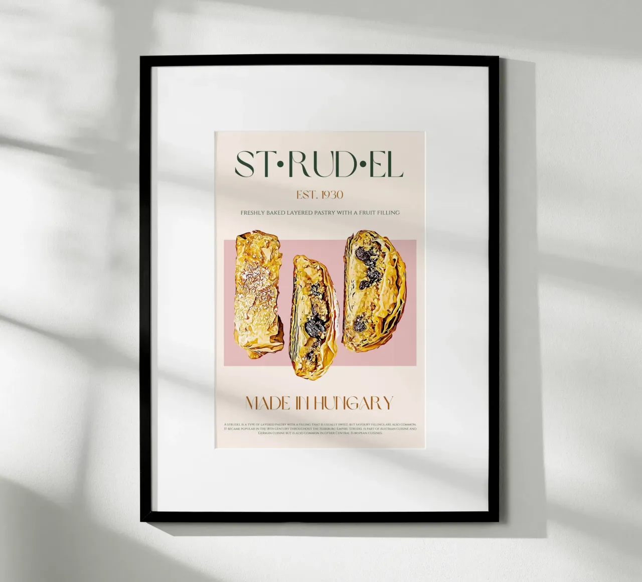 Swirl print poster by KOKRPrints