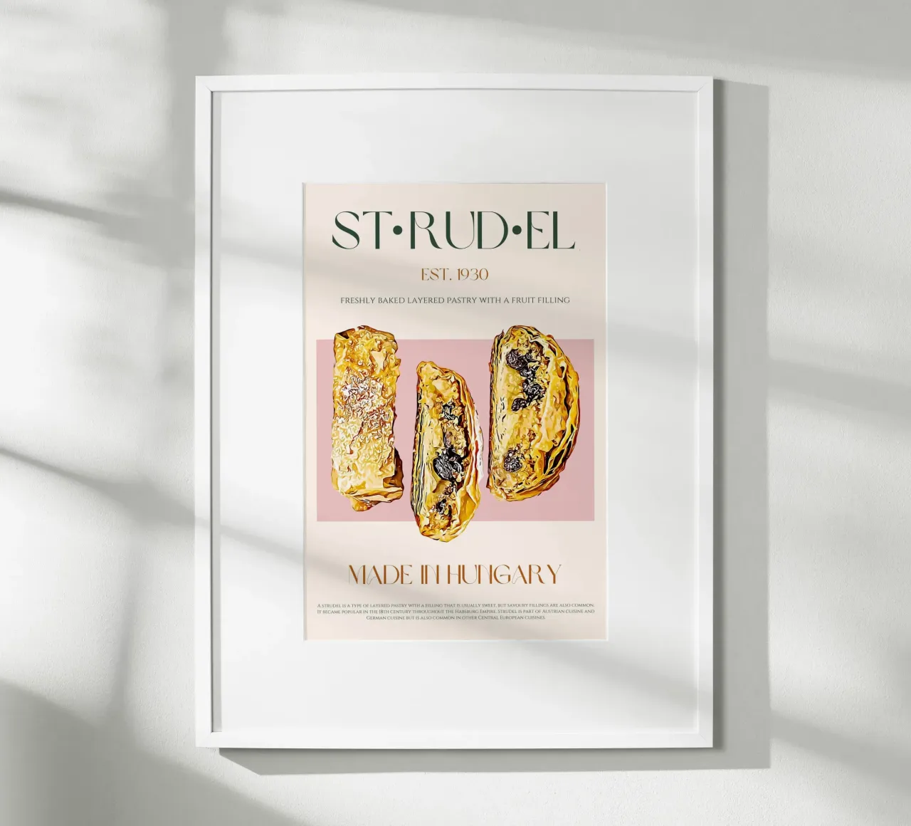 Swirl print poster by KOKRPrints