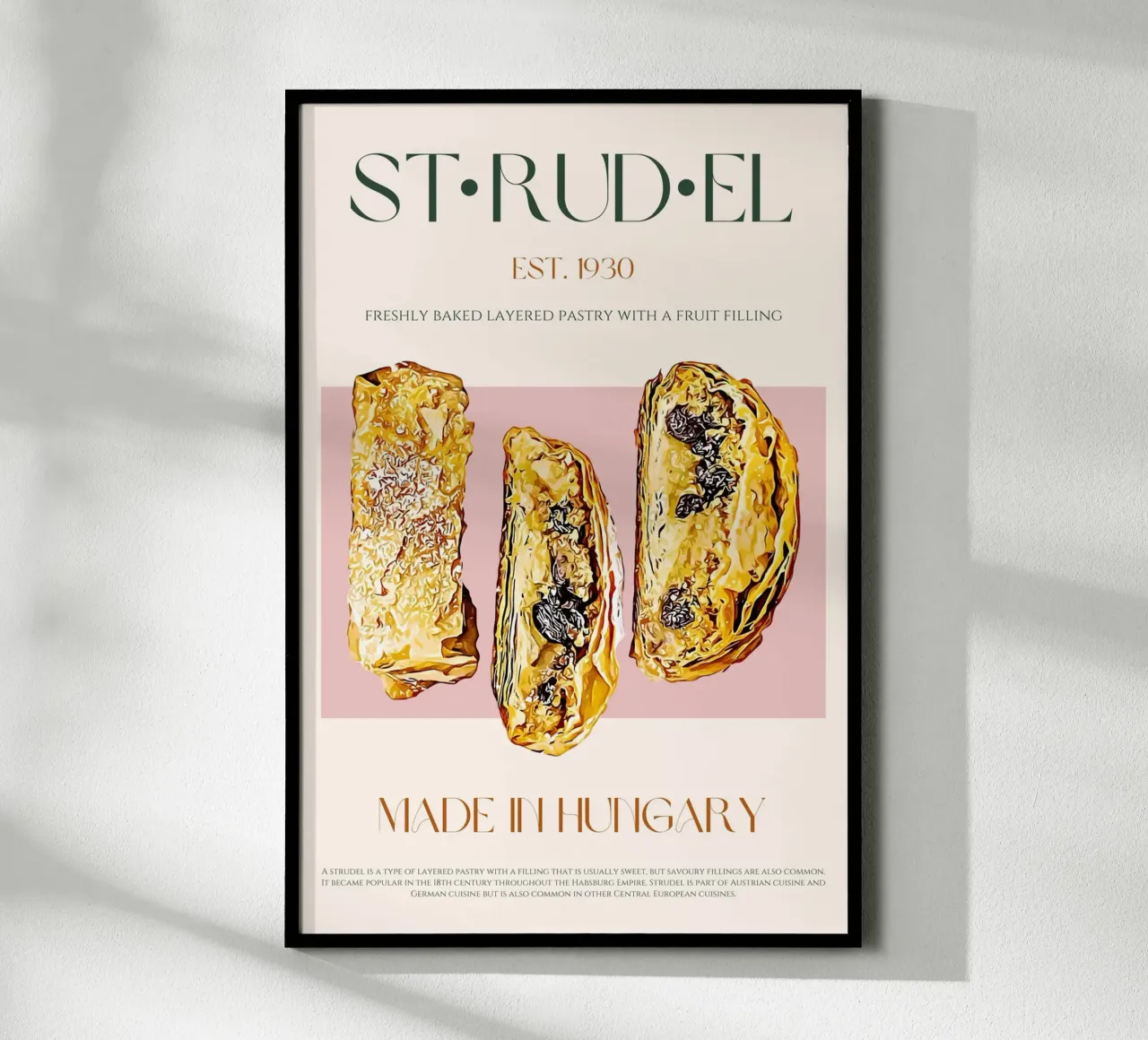 Swirl print poster by KOKRPrints