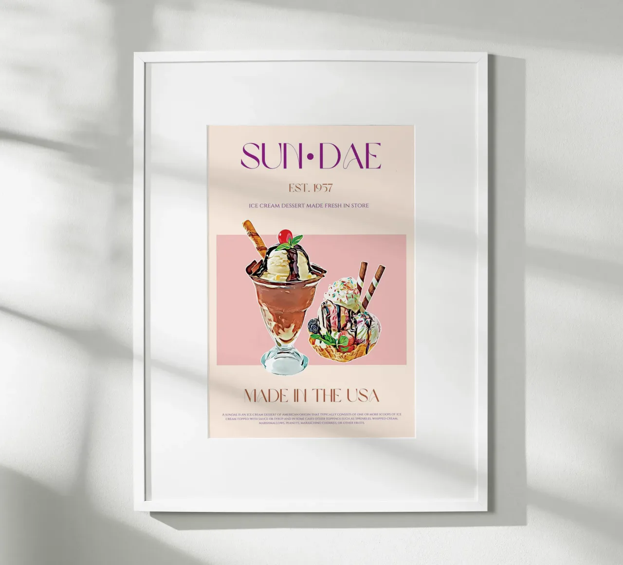 Stampa Sundae poster da KOKRPrints