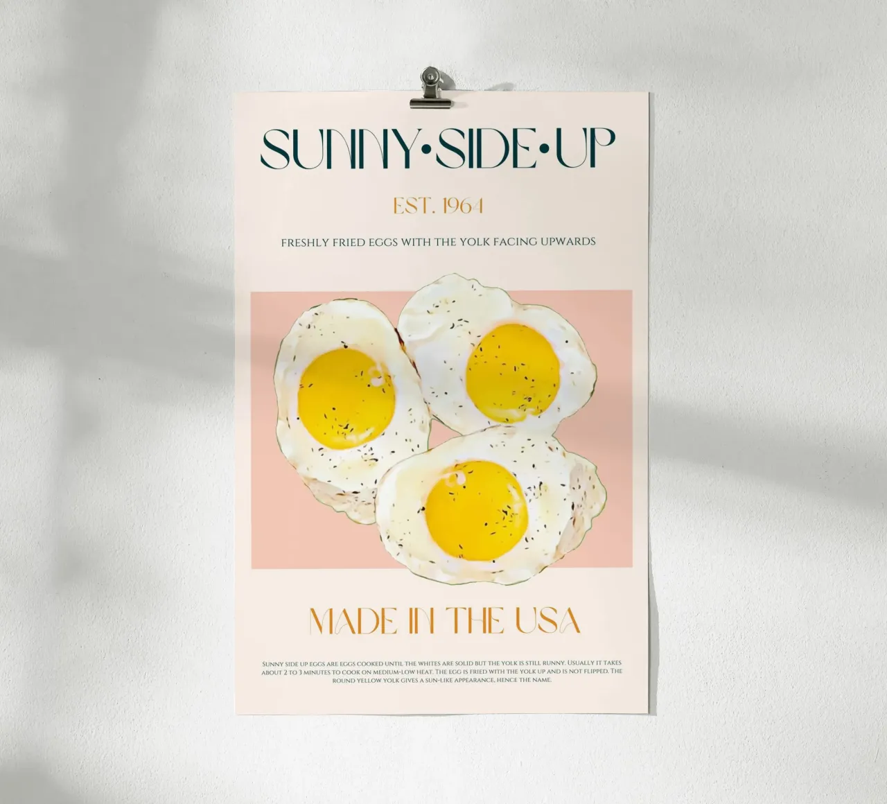 Stampa Sunny Side Up poster da KOKRPrints