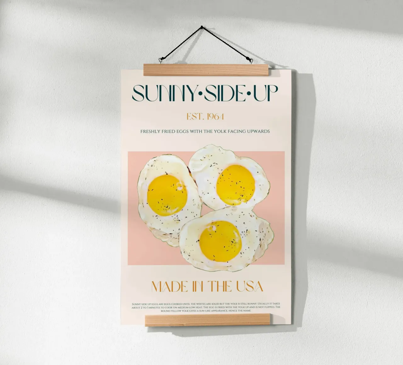 Stampa Sunny Side Up poster da KOKRPrints