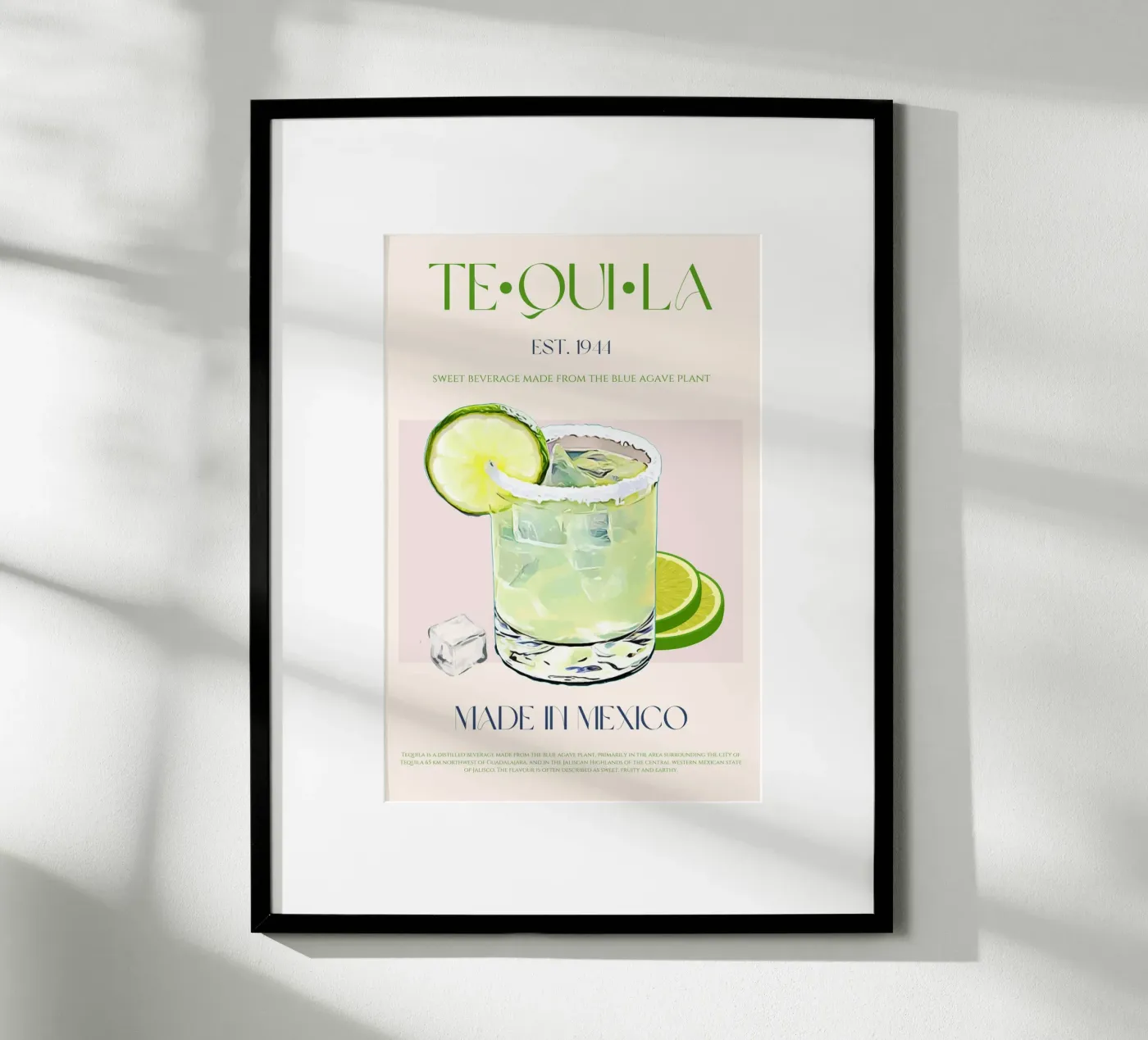 Tequila Print poster da KOKRPrints