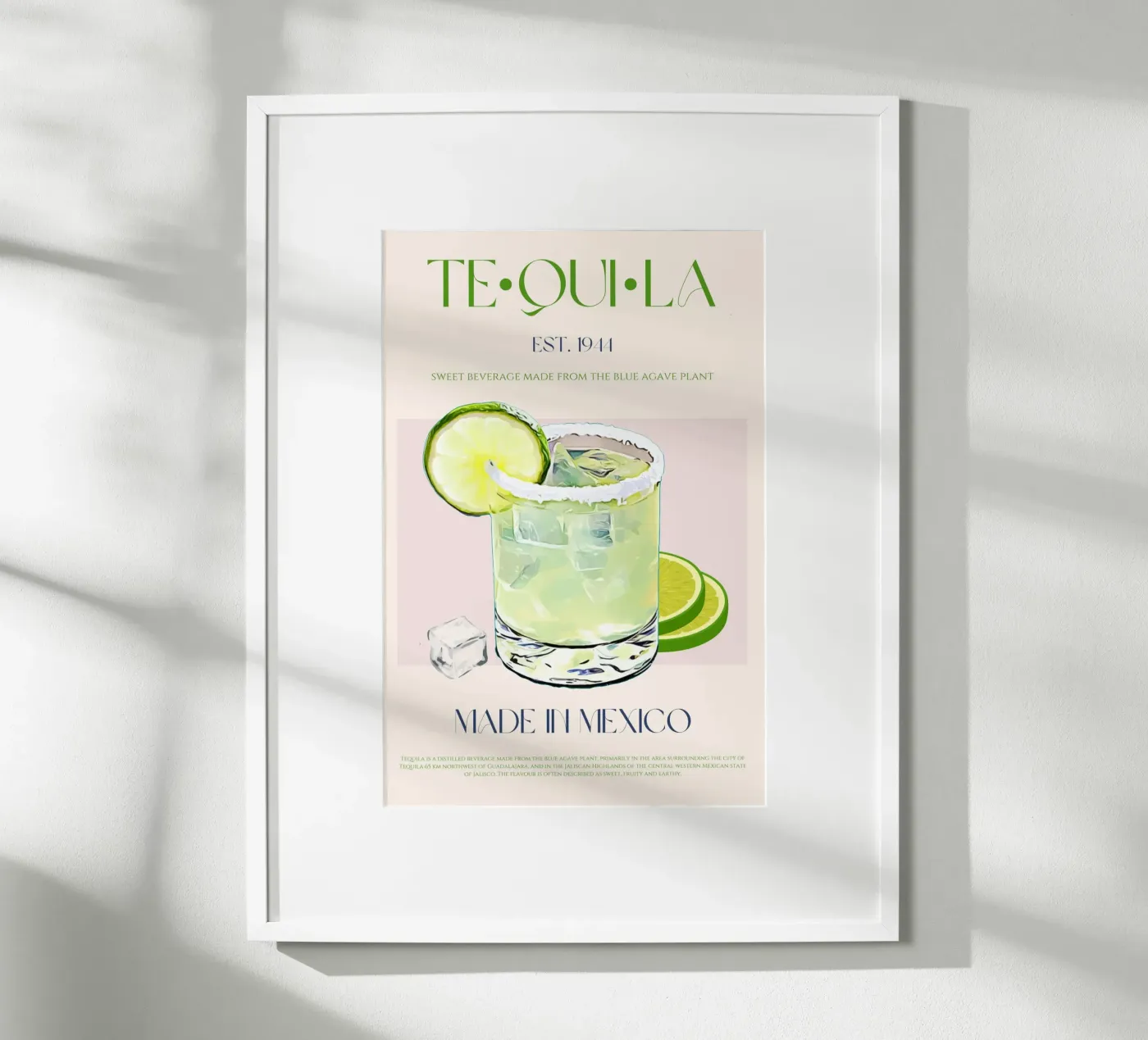 Tequila Print poster da KOKRPrints