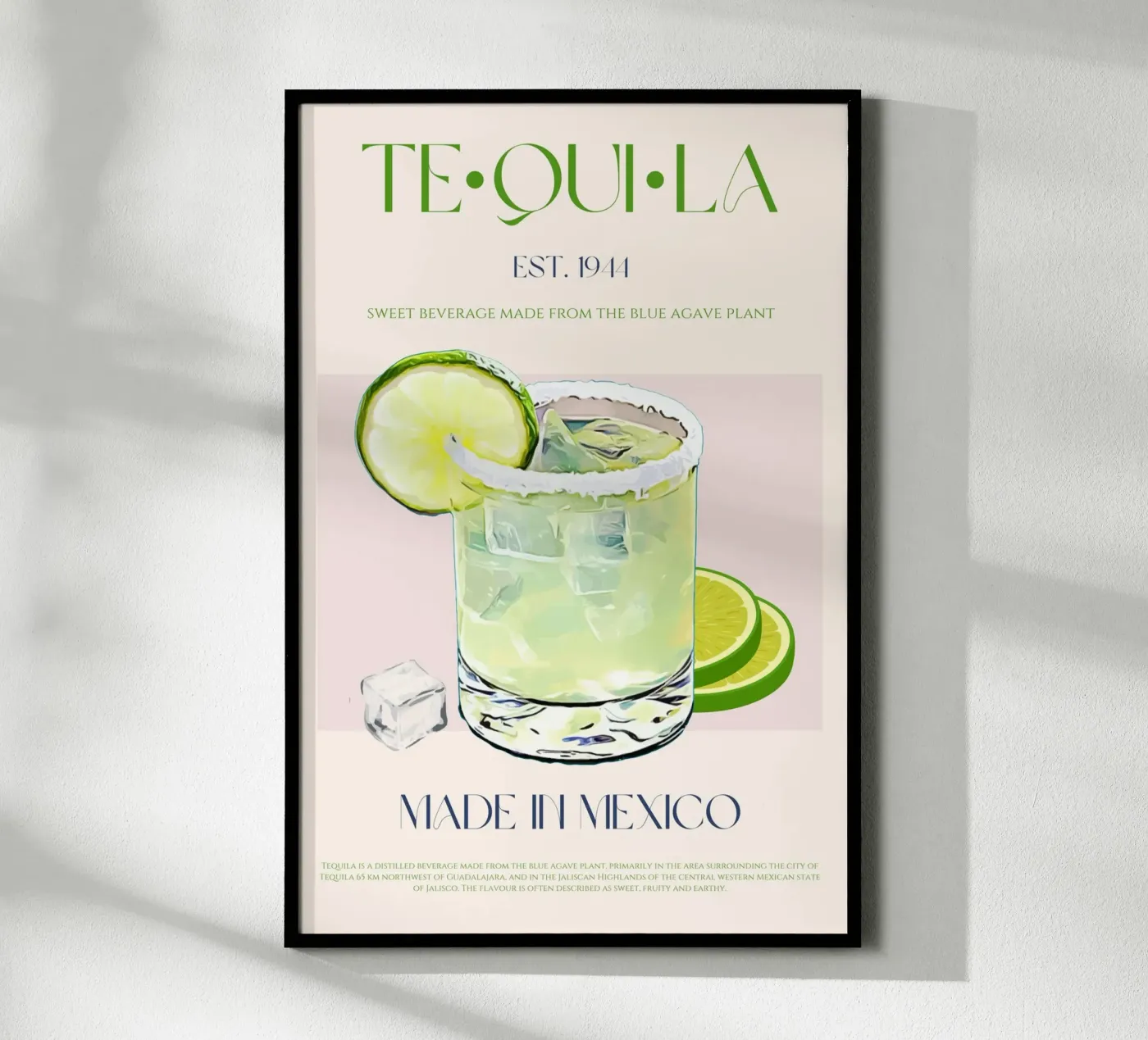 Tequila Print poster da KOKRPrints