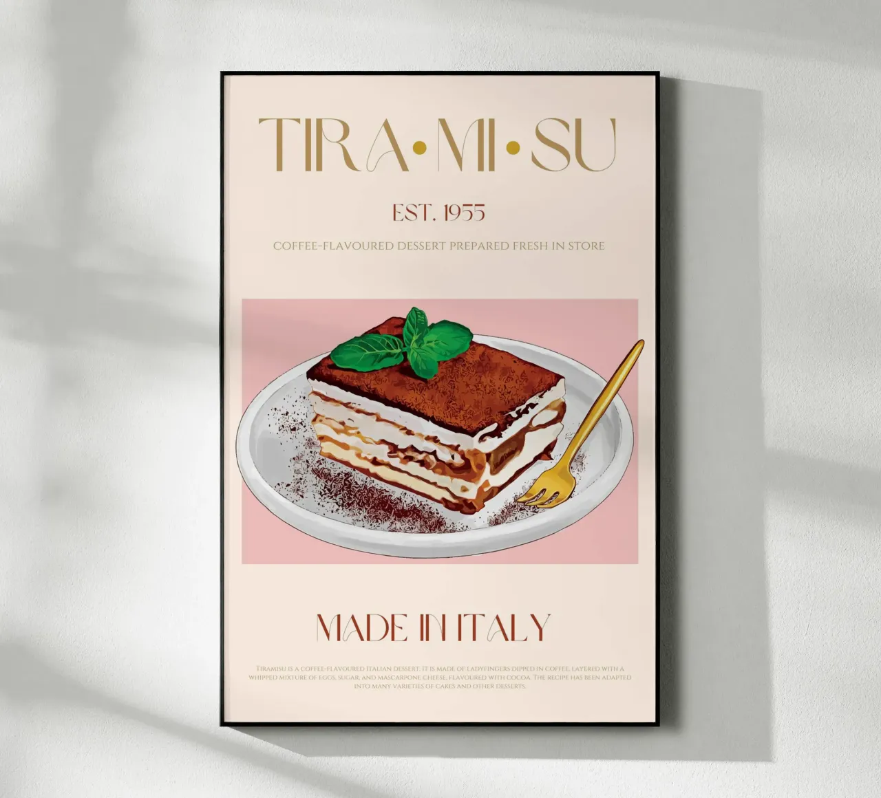 Tiramisu Print acrylic glass by KOKRPrints