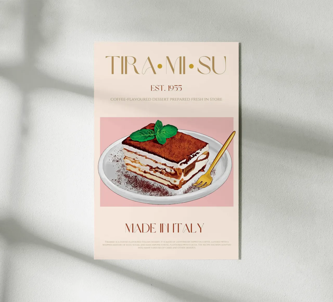 Tiramisu Print acrylic glass by KOKRPrints