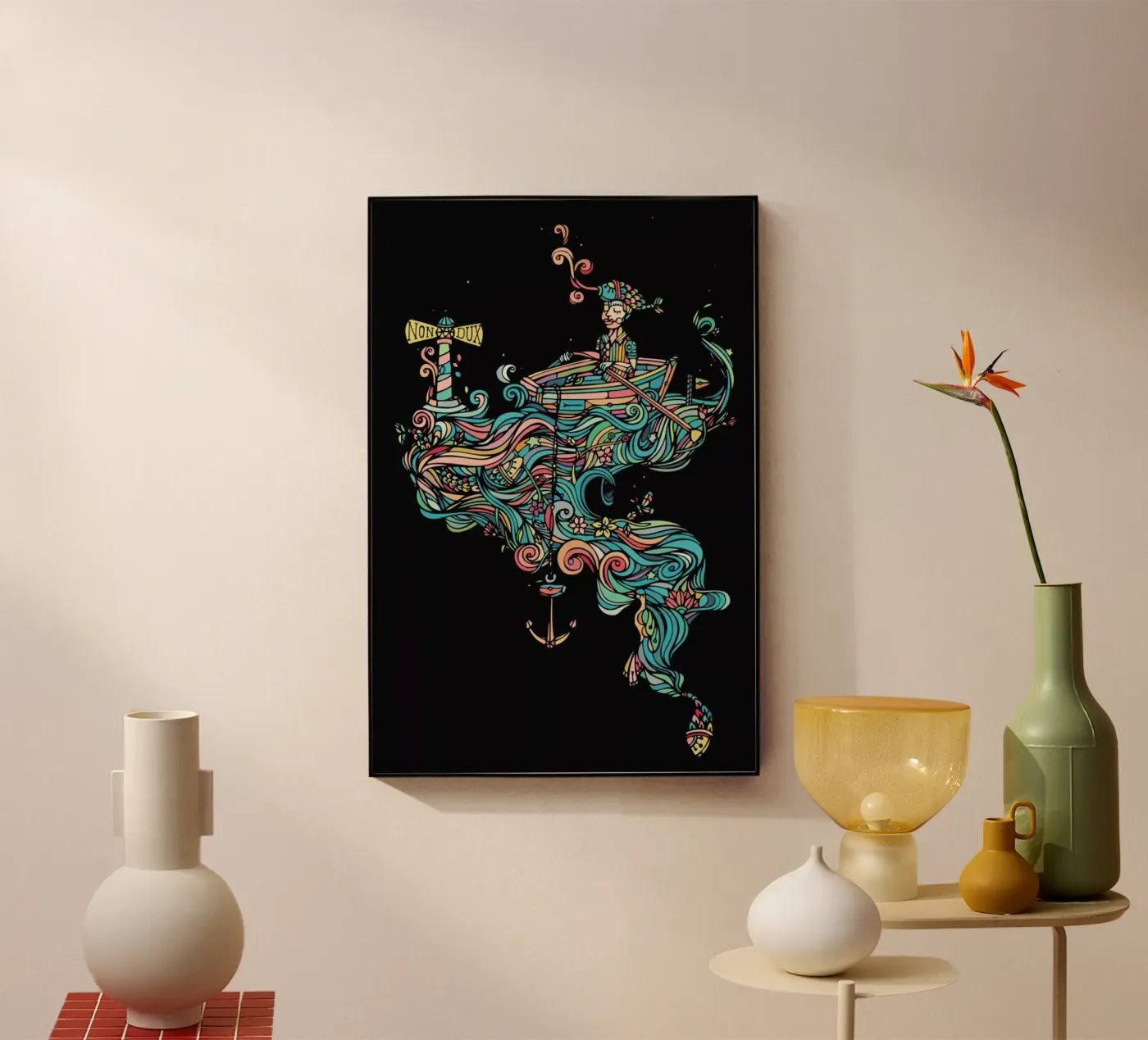 Non Dux acryl van Ninhol