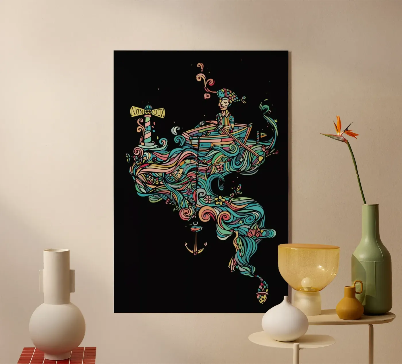 Non Dux acryl van Ninhol