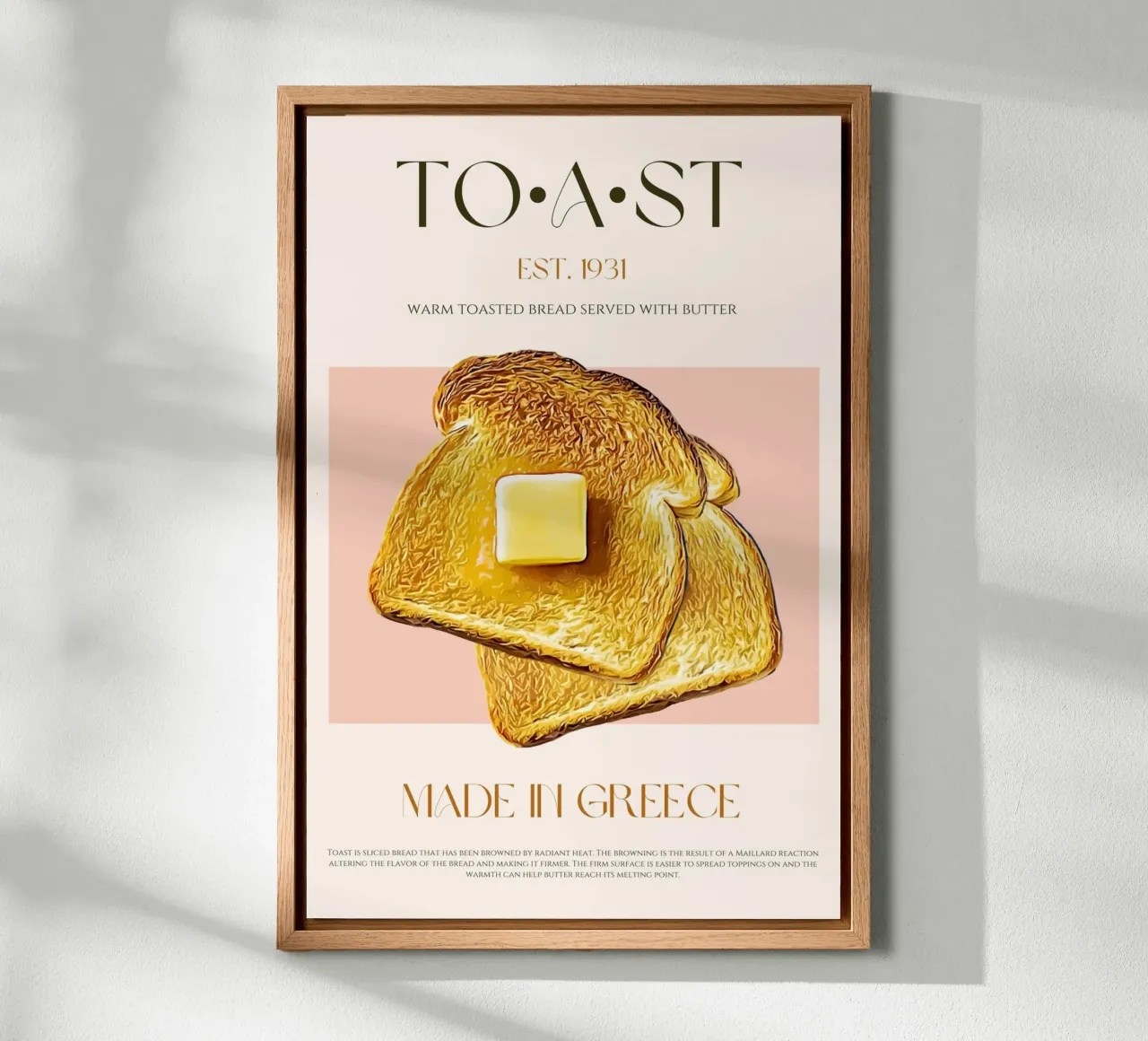 Toast Print canvas with Floater frame by KOKRPrints