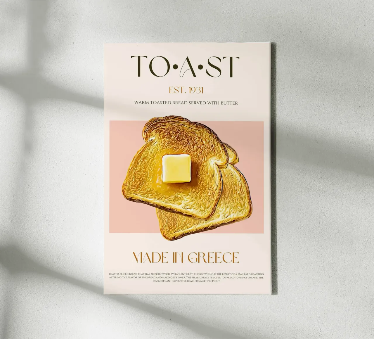 Toast Print canvas with Floater frame by KOKRPrints