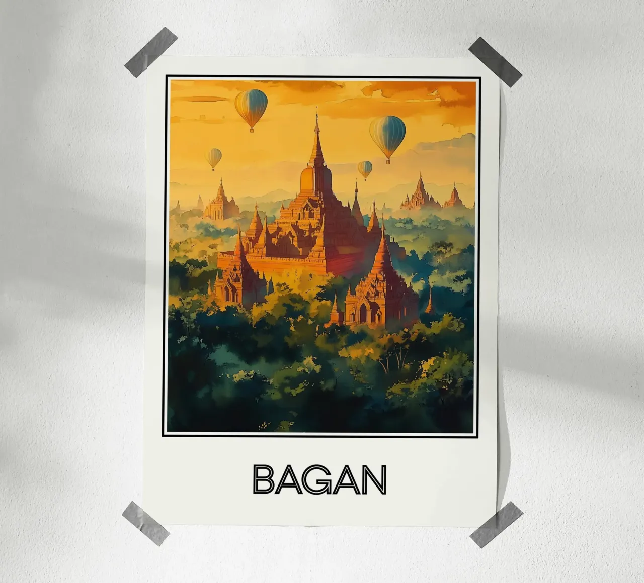 Grafico poster da Frame the World
