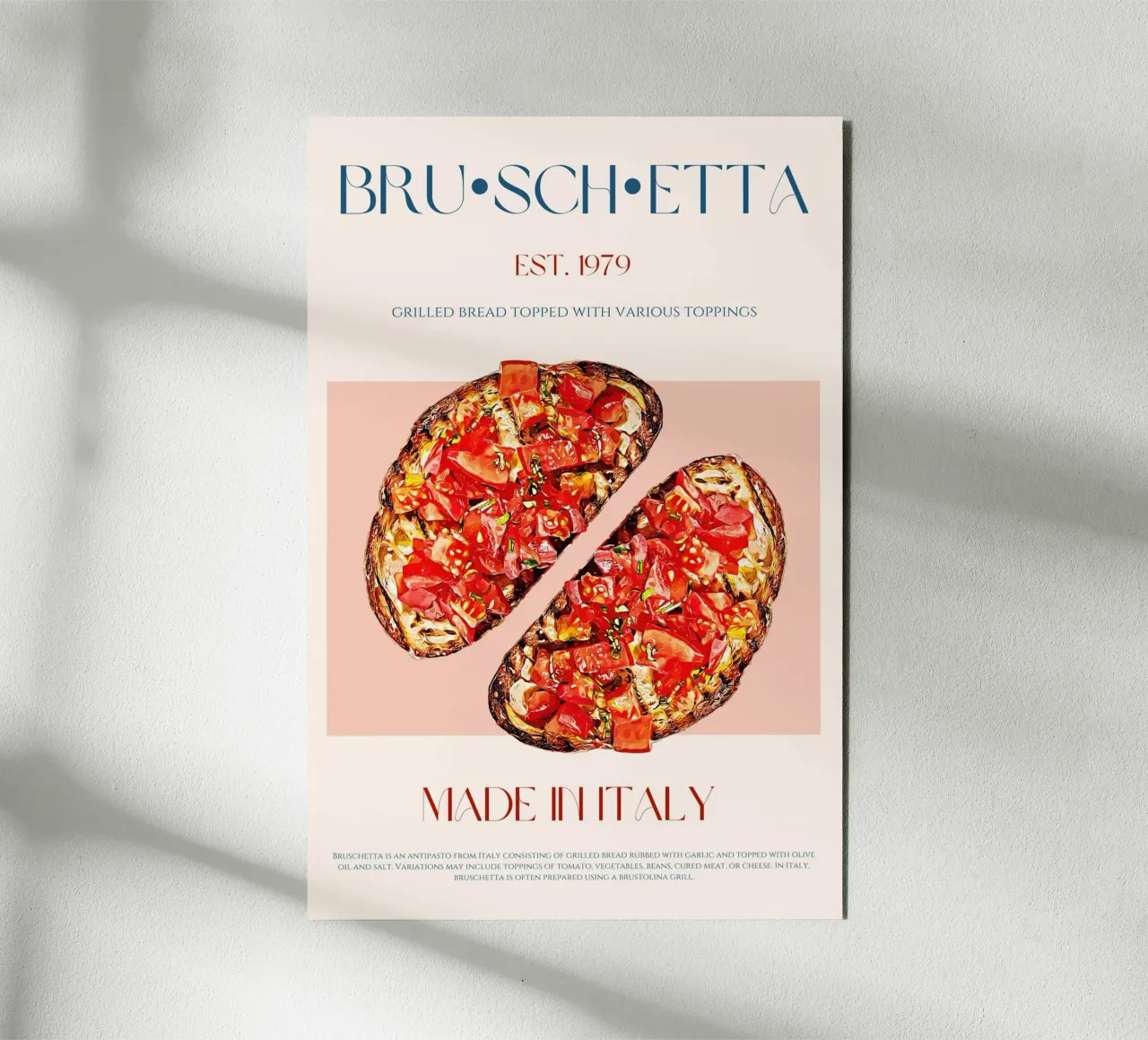 Bruschetta Print alluminio dibond da KOKRPrints