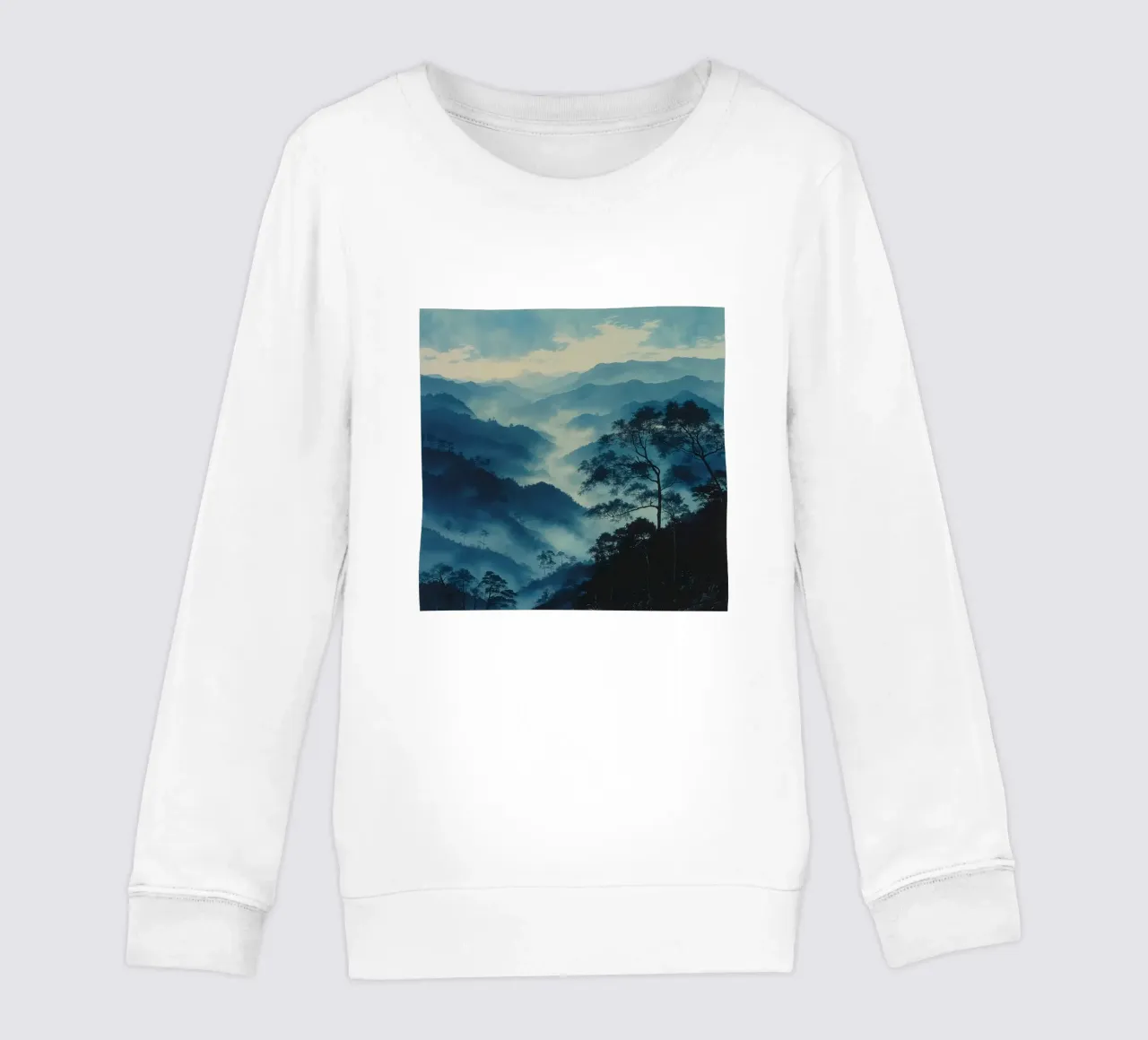 Mist emerge 4 - teal, icon felpa bambino da The Quiet Senju