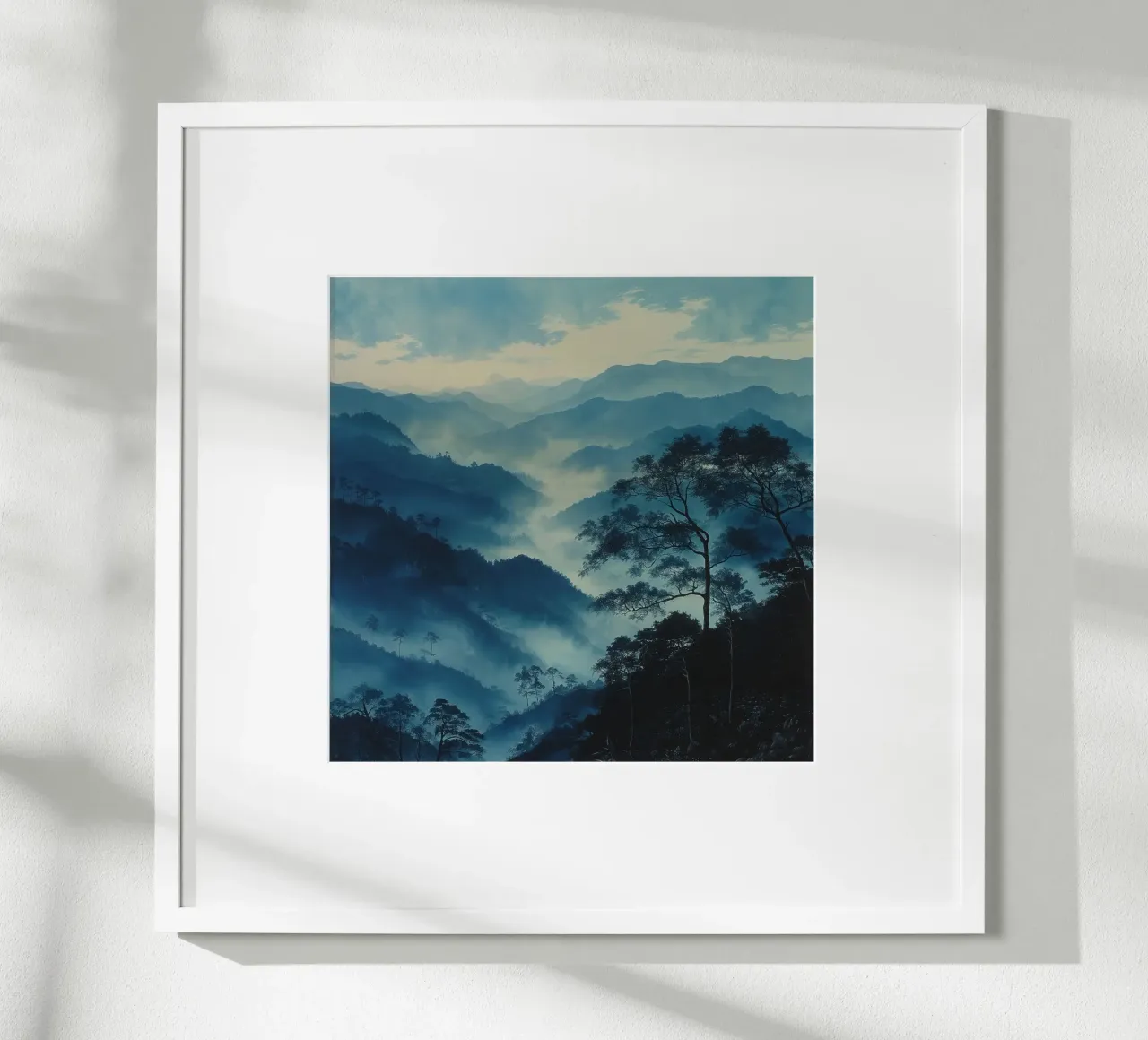 Mist emerge 4 - teal, icon carta hahnemühle da The Quiet Senju
