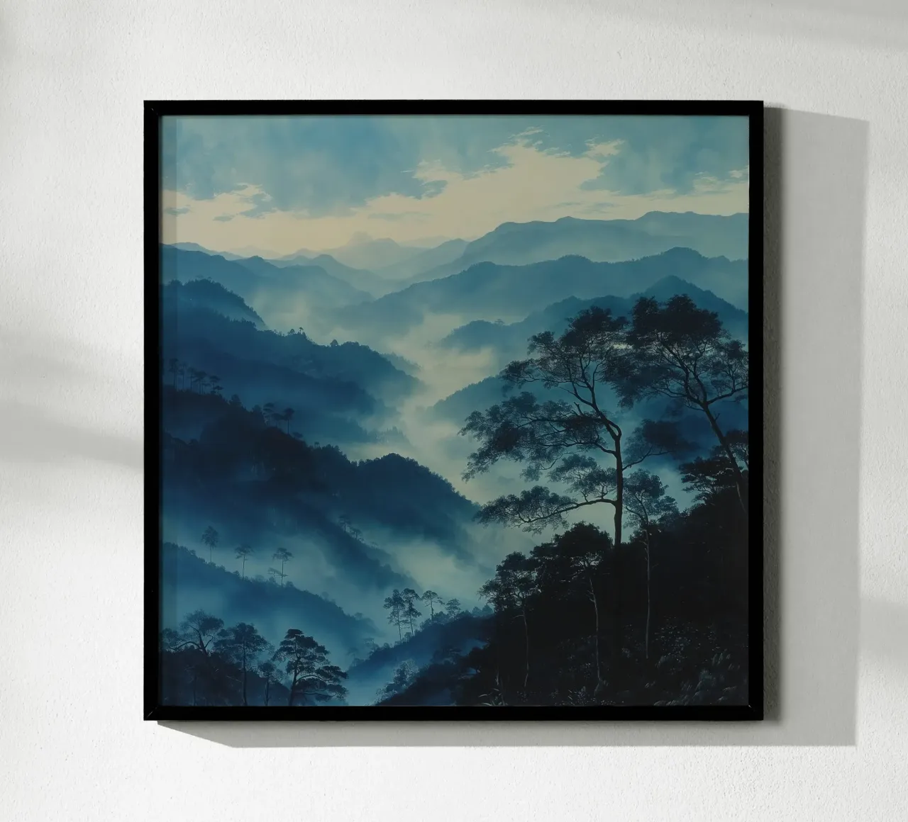 Mist emerge 4 - teal, icon carta hahnemühle da The Quiet Senju